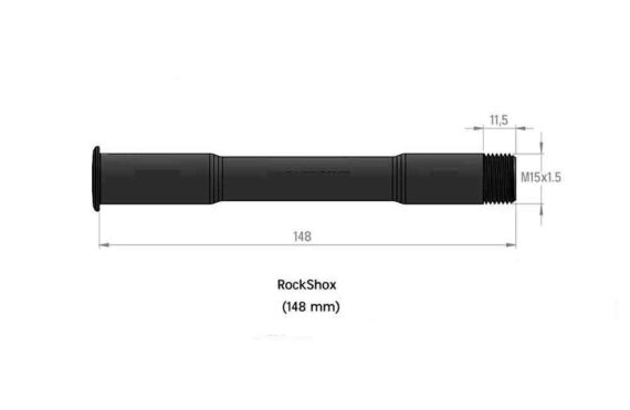 asse ctk light 148 mm.