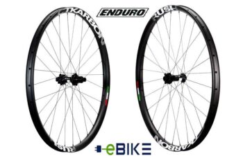 ctkarbon rush enduro e-bike e bike ruote carbon