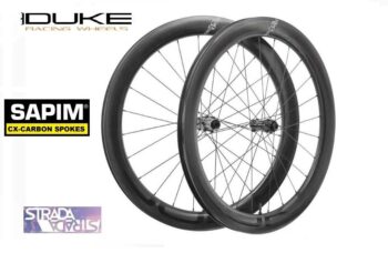 duke racing wheels strada ruote carbonio bici da corsa raggi sapim carbonio
